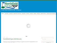 Tablet Screenshot of northfieldgolfcourse.com